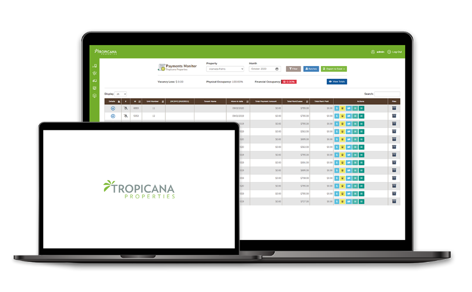 Tropicana Web Application